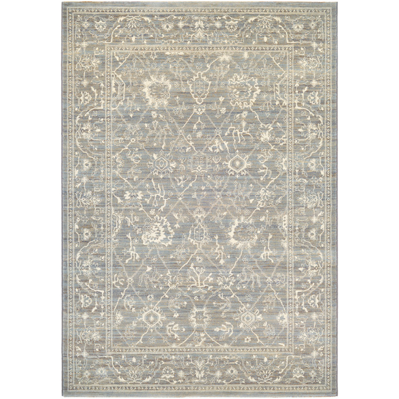 Alison Persian Arabesque Charcoal Area Rug & Reviews Joss & Main